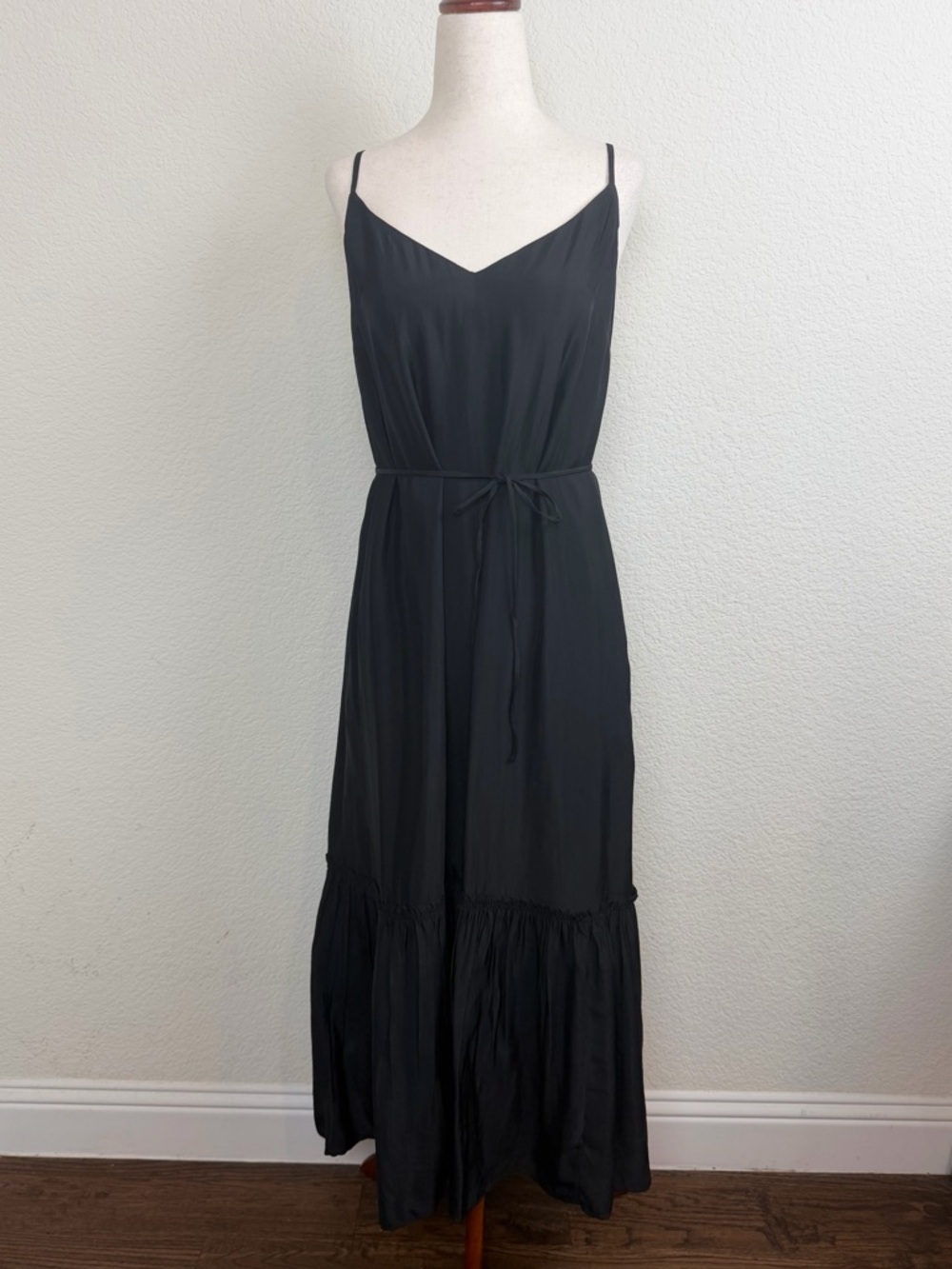 J. Crew Collection Tiered Drapey Viscose Twill Dress Size XS